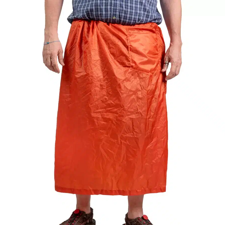 Orange Rain Skirt