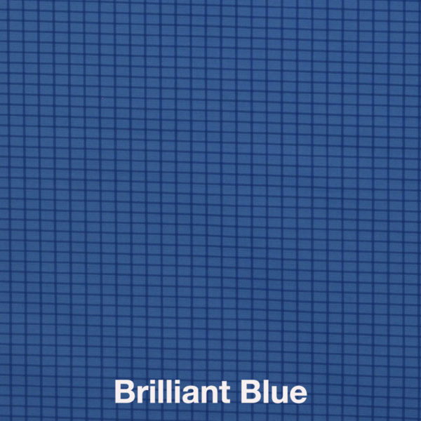 color swatch in blue named brilliant blue