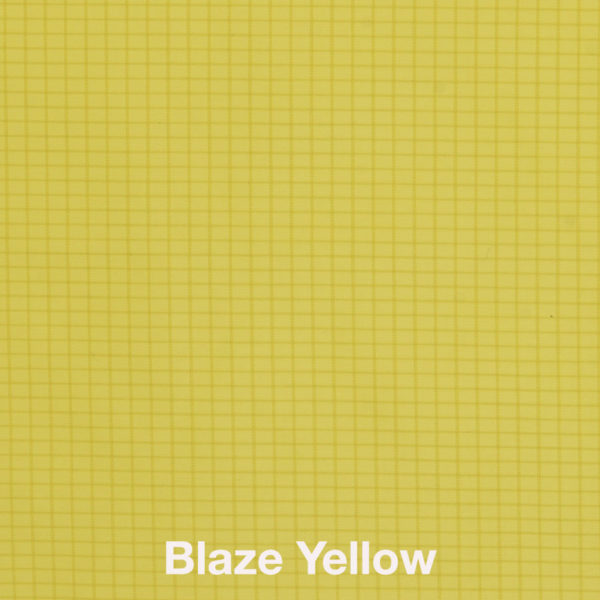 color swatch in yellow named blazed yellow