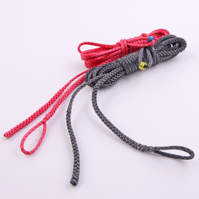 Red 7/64 Dyneema cord - Custom length - PACK-A-PULL