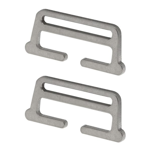 Titanium Dutch Clips For Webbing Based Hammock Suspensions