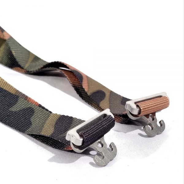 Cinch Bug buckles attached to straps for hanging hammock from Dutchware gear