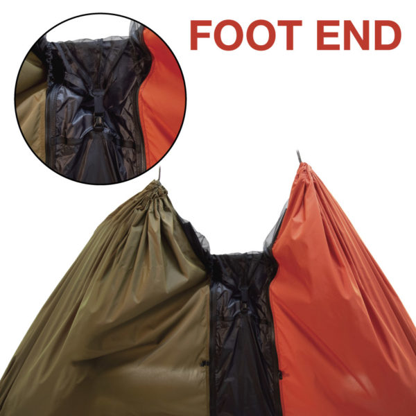 double dutch hammock with bugnet foot end