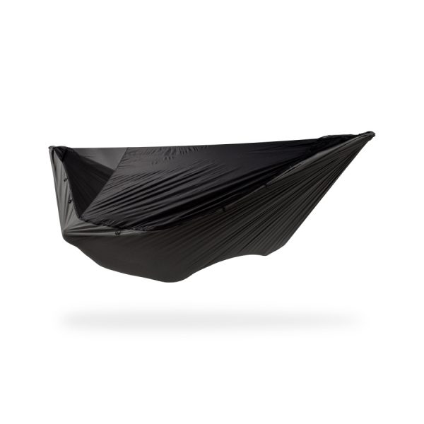Black Half-Zipped Hammock with Top Cover