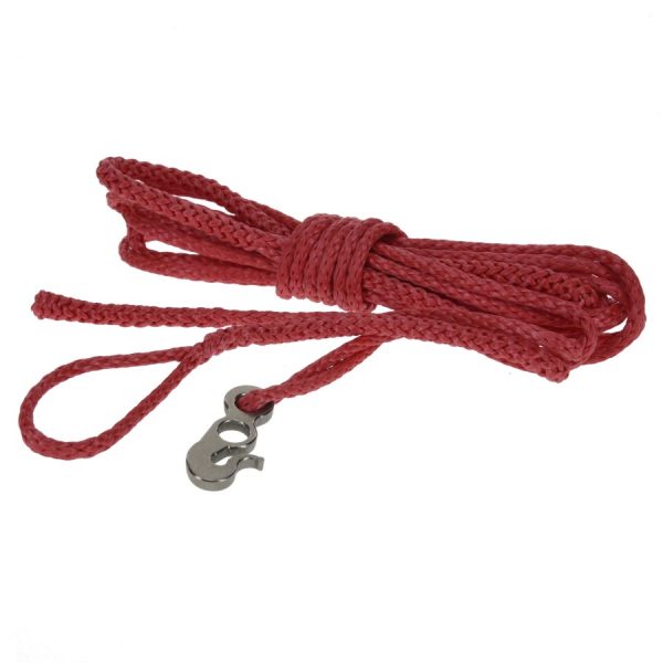 Red Amsteel whoopie sling with double hammock whoopie hook for hammock suspension from Dutchware gear