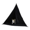 tent with dog inside