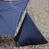 tent with dog