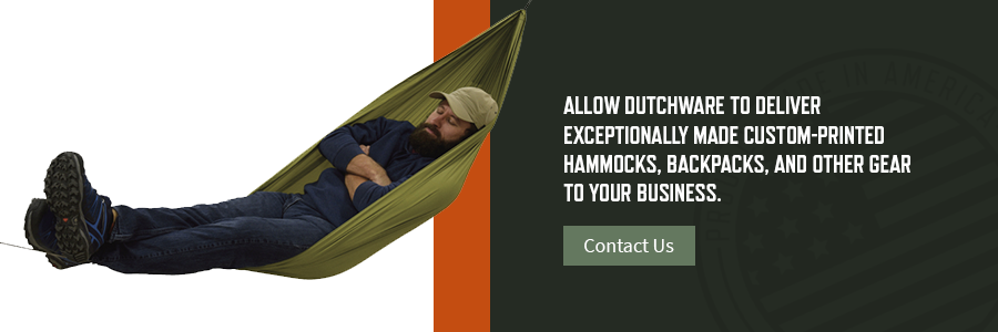 dutchware delivers exceptionally made custom-printed hammocks, backpacks and more