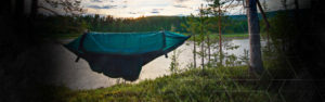 a camping hammock in set up in the United States