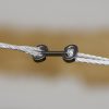 Bridge Bone for the Banyan Bridge Hammock attached to string for hammock suspension from Dutchware gear