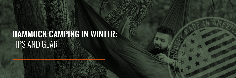 tips for hammock camping in the winter