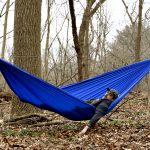 Dutch laying in the 12 foot hammock