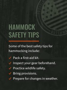 5 hammock camping safety tips