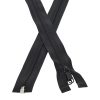 43" Separating Coil Zipper #3 w/Double Pull Tab Slider