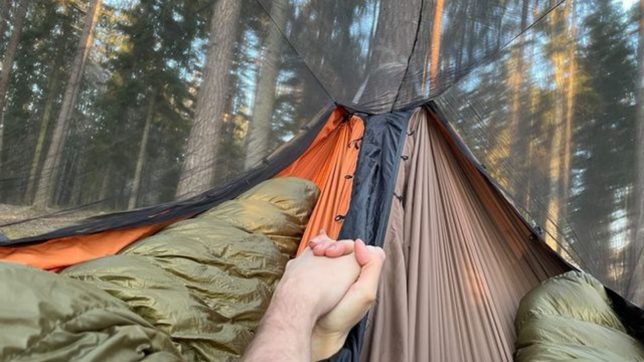 Two shop people hammock