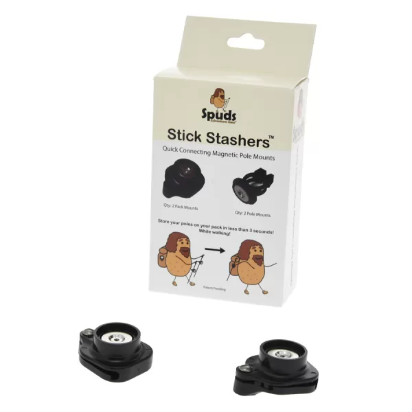 Photo of box for stick stashers with product laying in front of the box