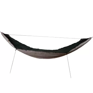 SC1001 - Double Layer Chameleon Hammock - Forest Green & Burlap