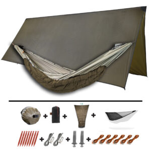 Complete 20° Quilted Chameleon Package with Top Quilt ,Tarp & More